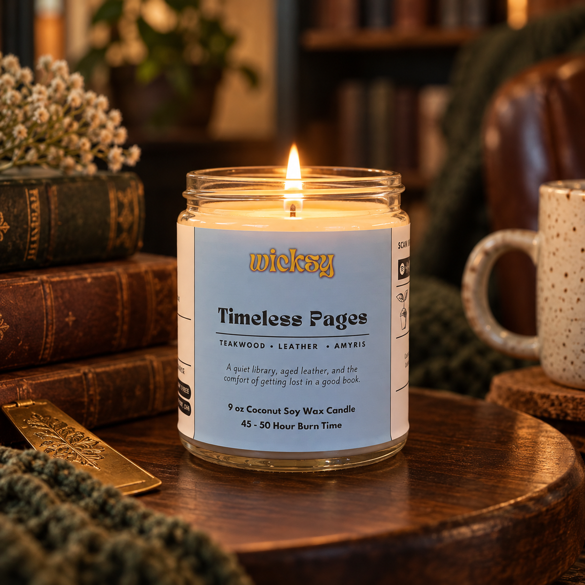 Timeless Pages Candle