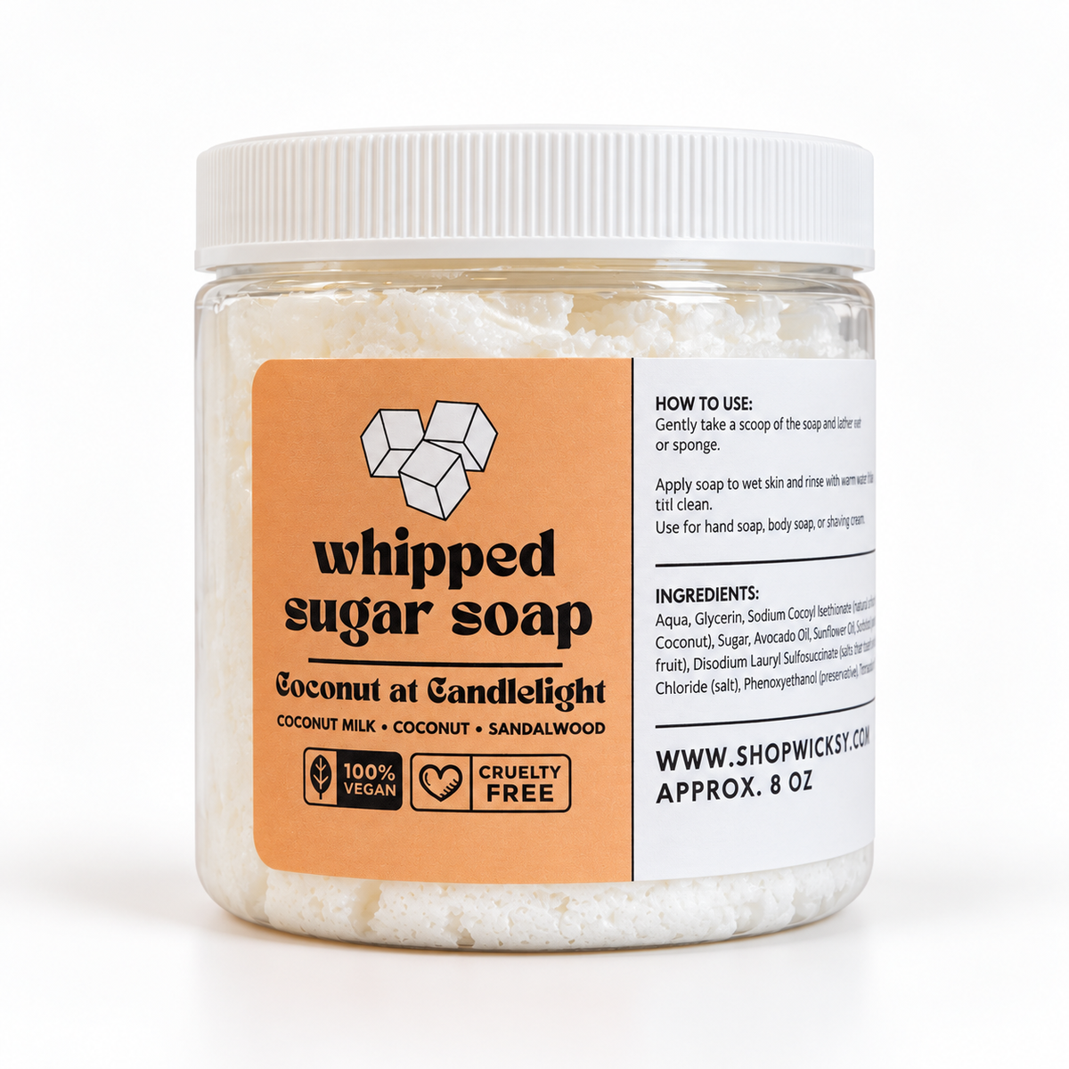 Coconut at Candlelight Whipped Sugar Soap