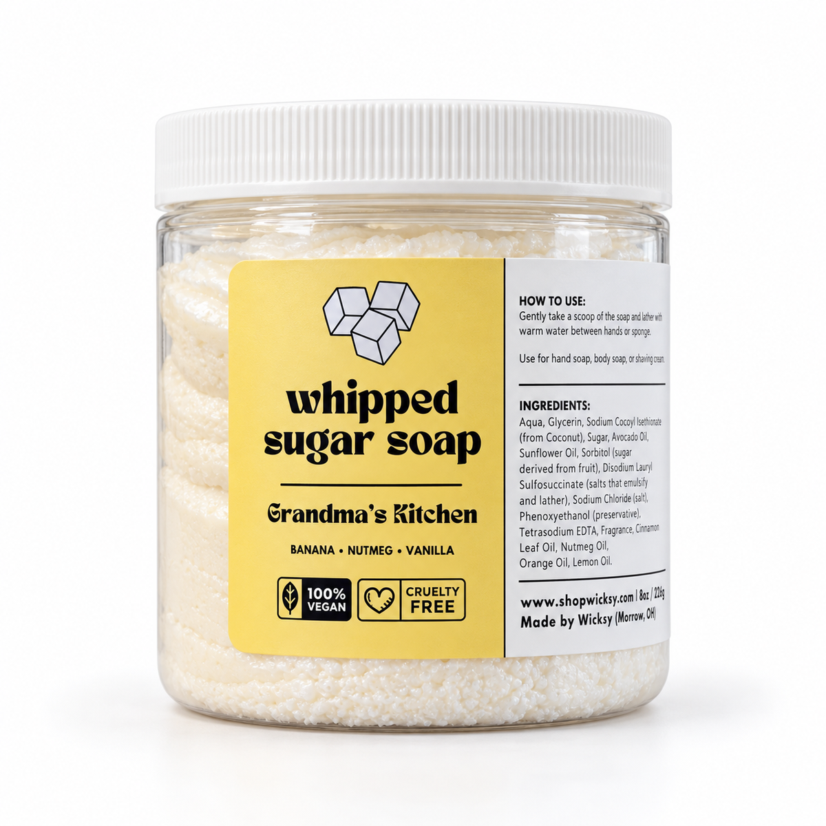 Grandma's Kitchen Whipped Sugar Soap