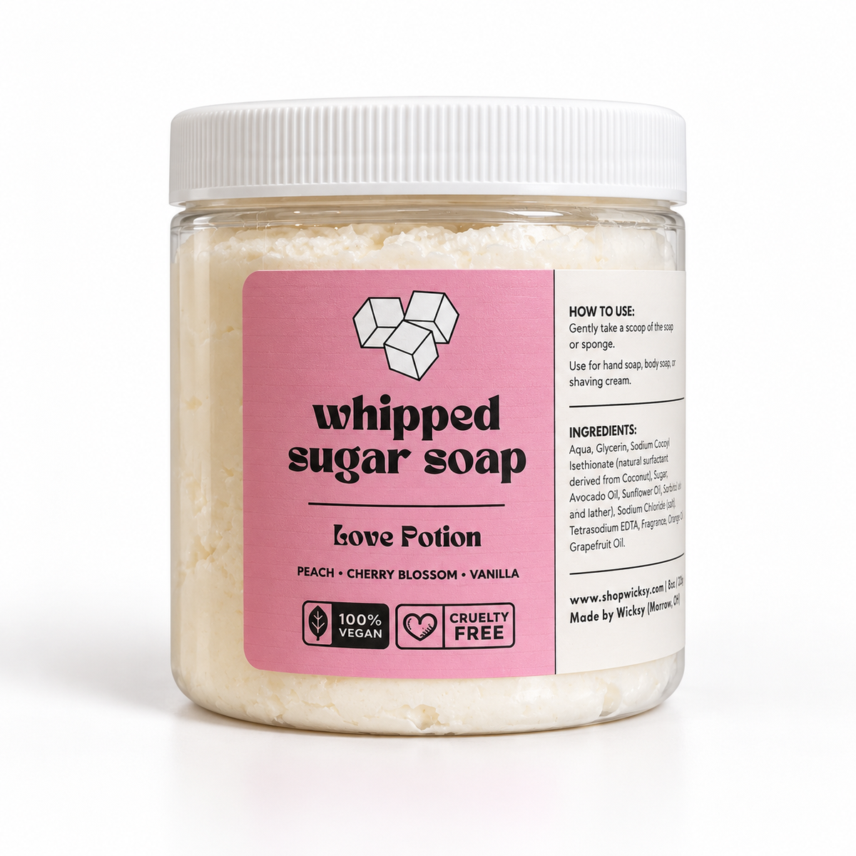 Love Potion Whipped Sugar Soap