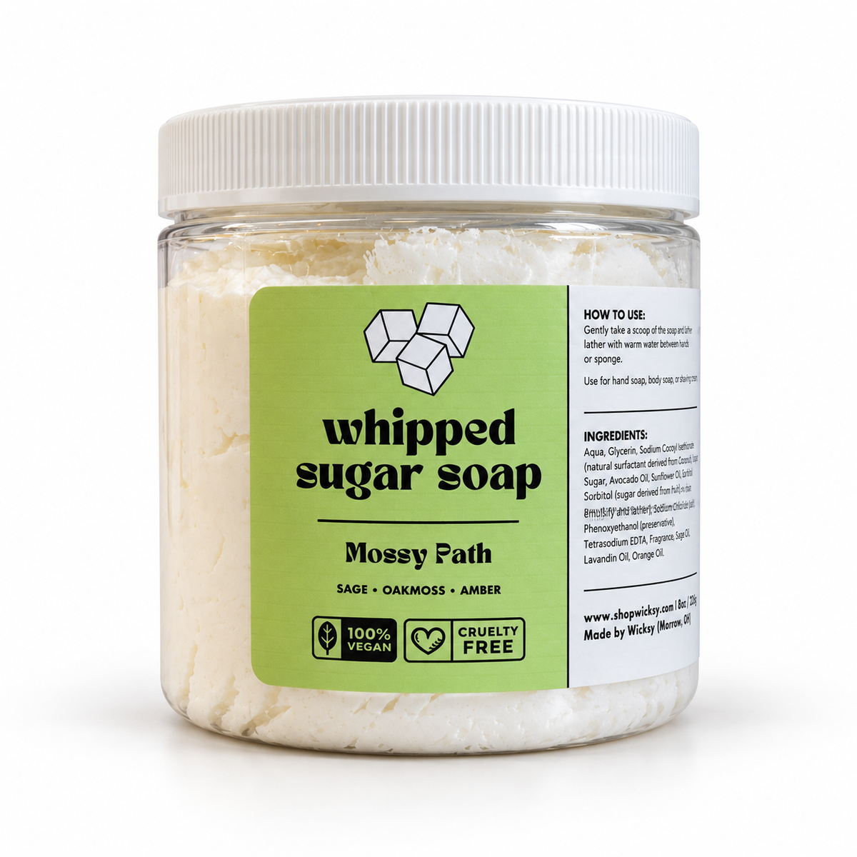 Mossy Path Whipped Sugar Soap