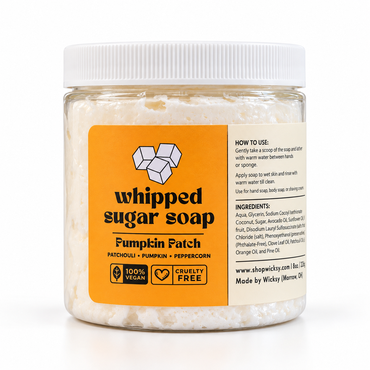 Pumpkin Patch Whipped Sugar Soap