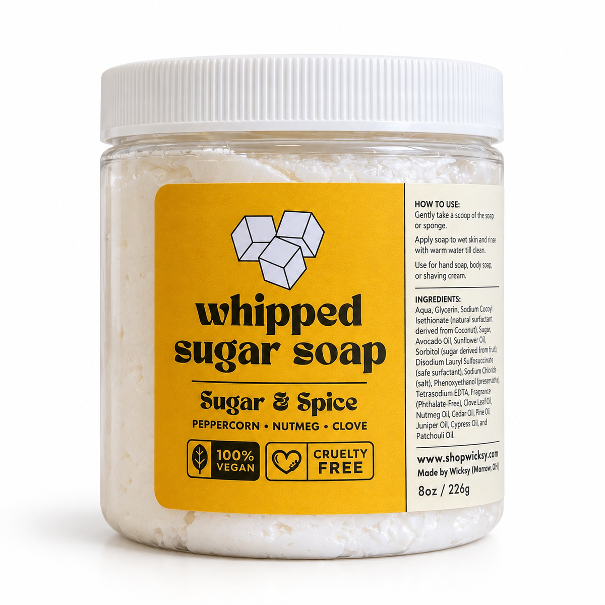 Sugar & Spice Whipped Sugar Soap