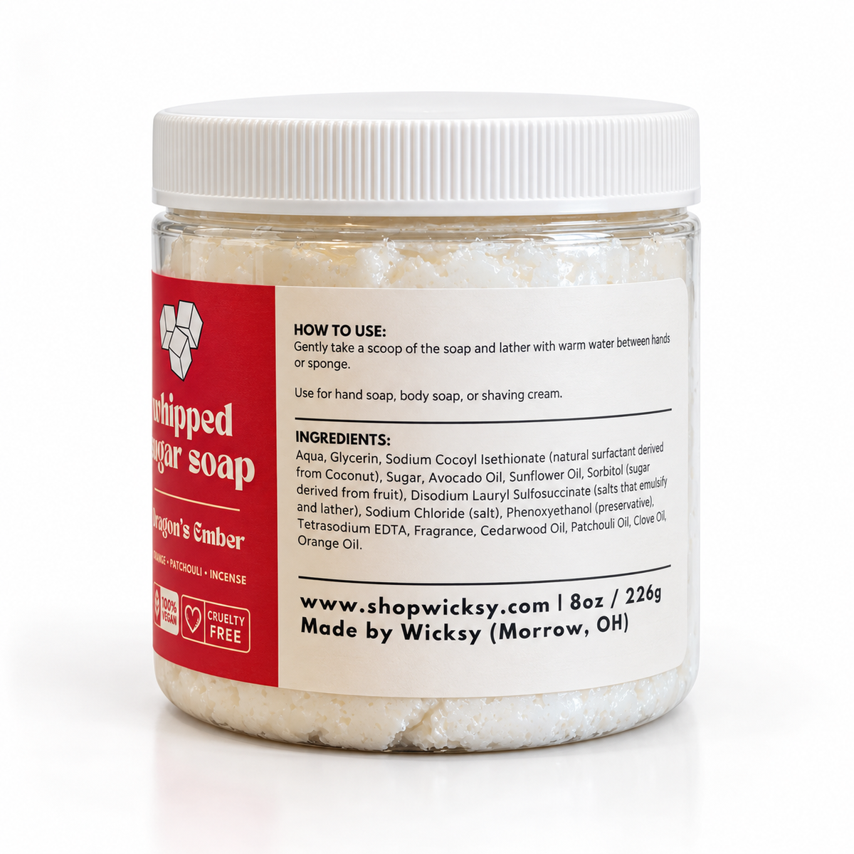 Dragon's Ember Whipped Sugar Soap