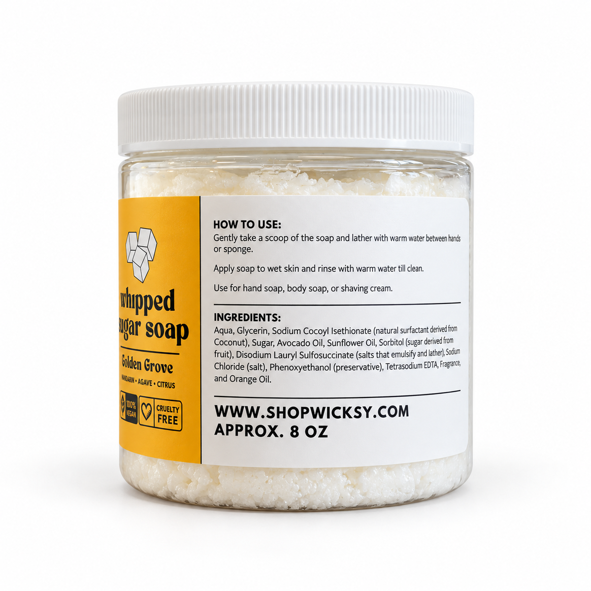 Golden Grove Whipped Sugar Soap