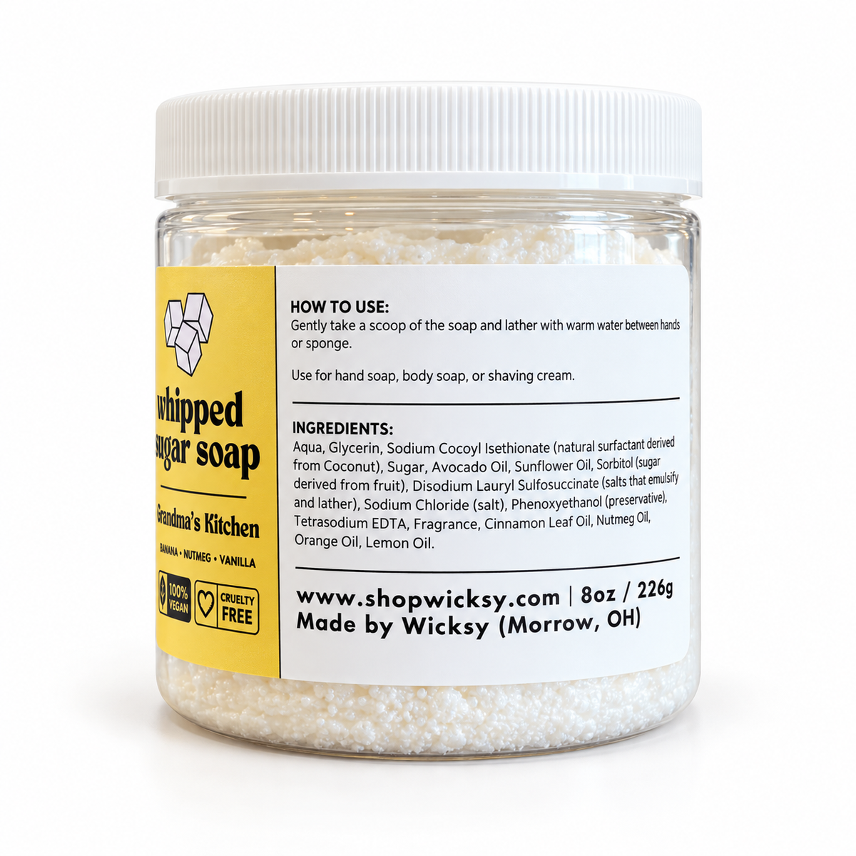 Grandma's Kitchen Whipped Sugar Soap