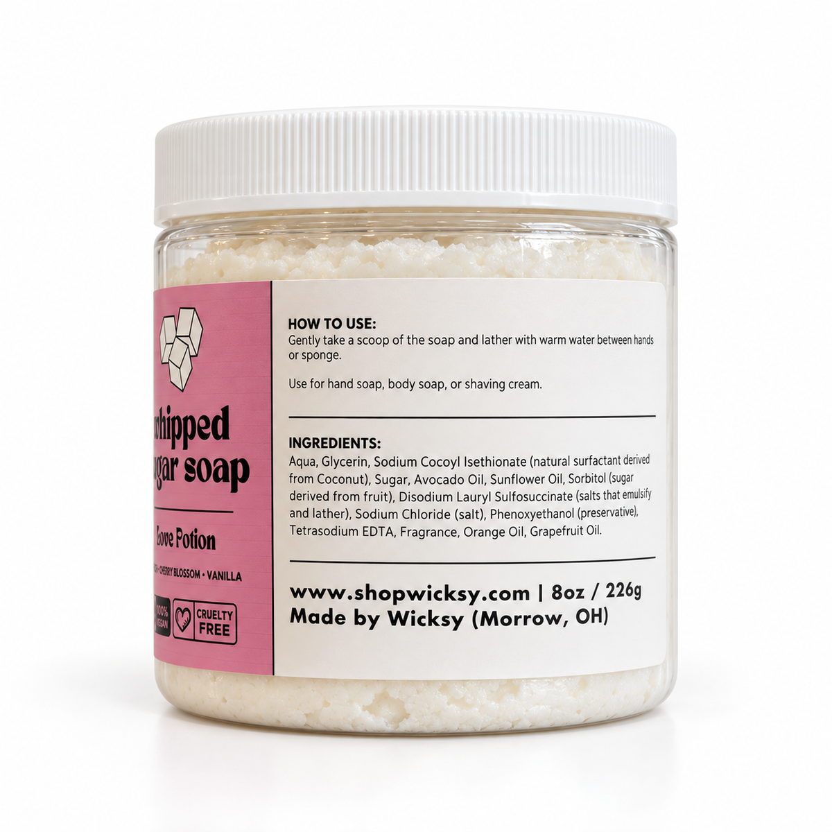 Love Potion Whipped Sugar Soap