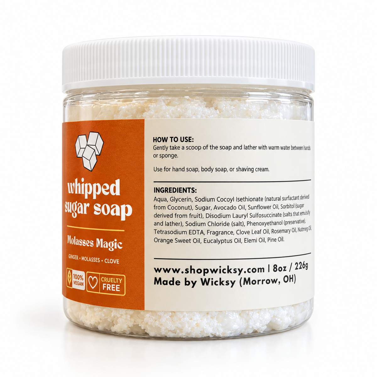 Molasses Magic Whipped Sugar Soap