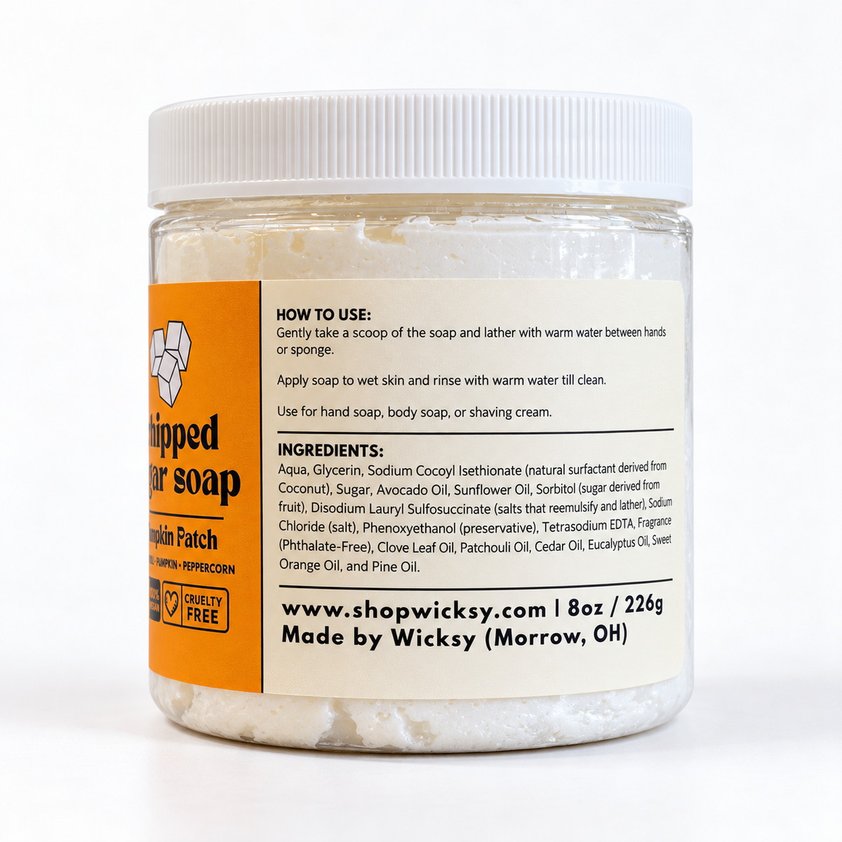 Pumpkin Patch Whipped Sugar Soap
