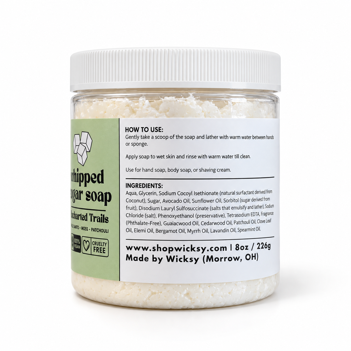 Uncharted Trails Whipped Sugar Soap