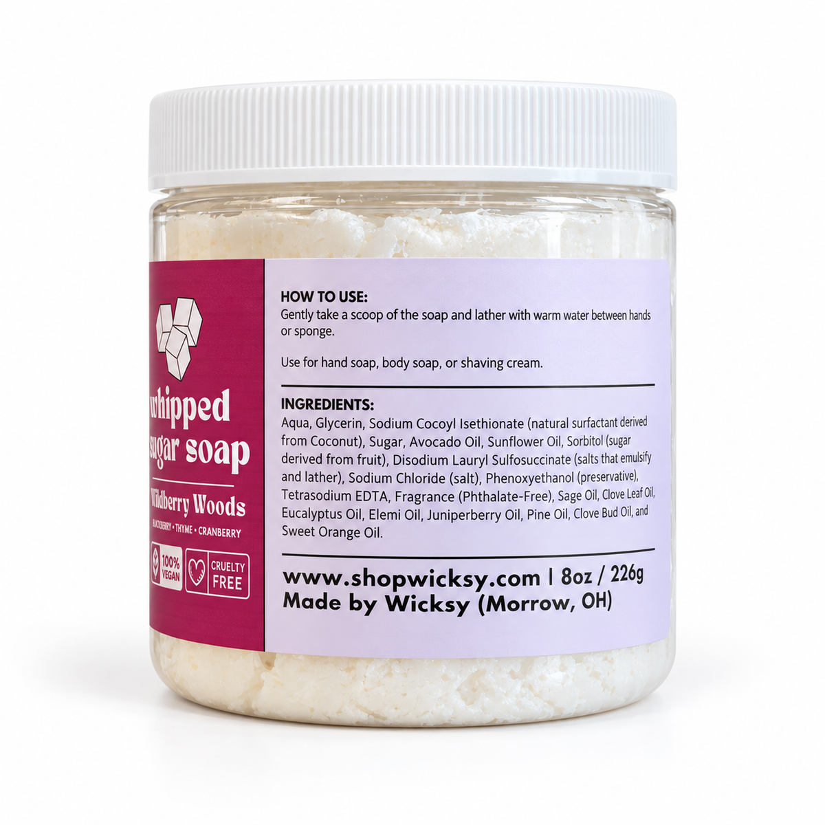 Wildberry Woods Whipped Sugar Soap