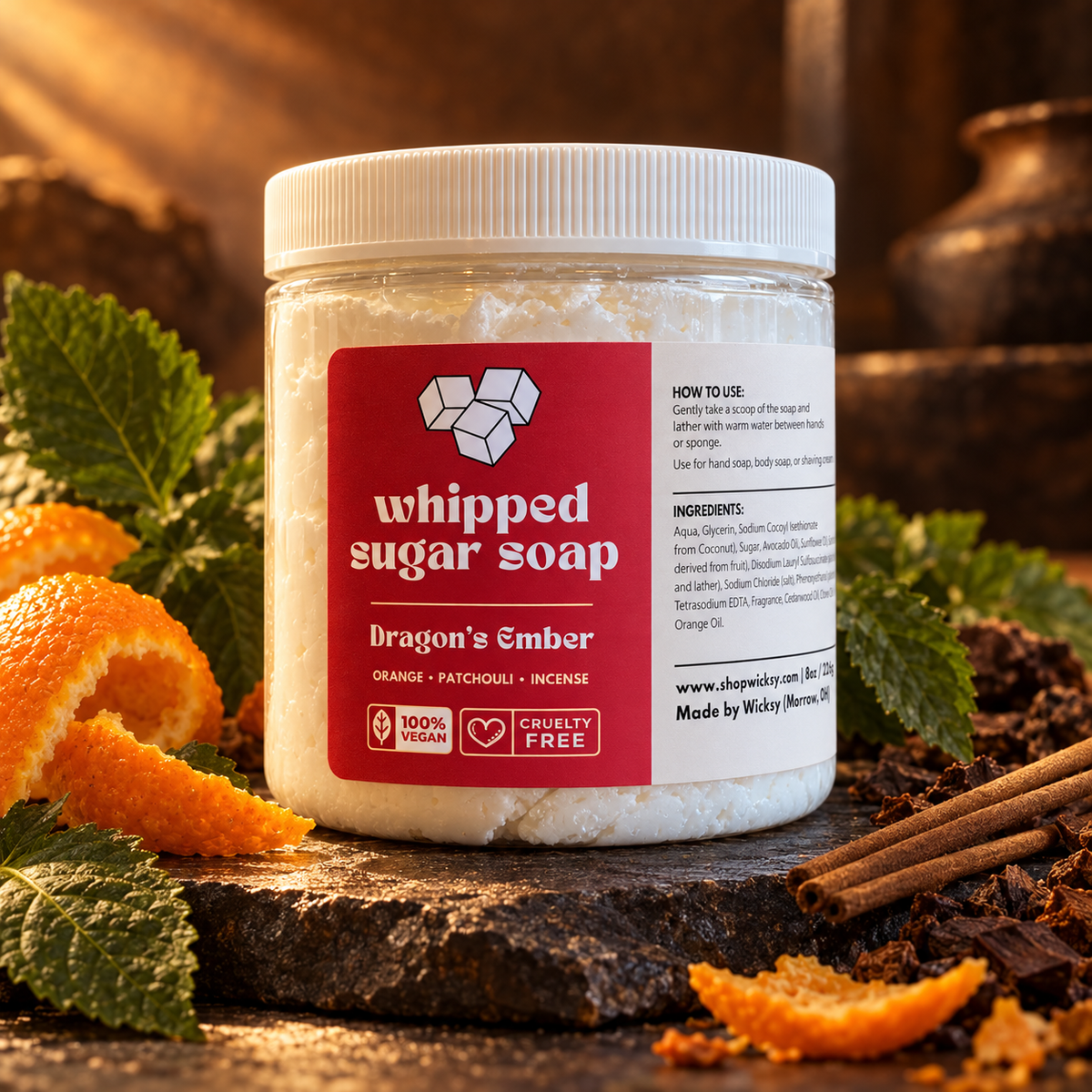 Dragon's Ember Whipped Sugar Soap