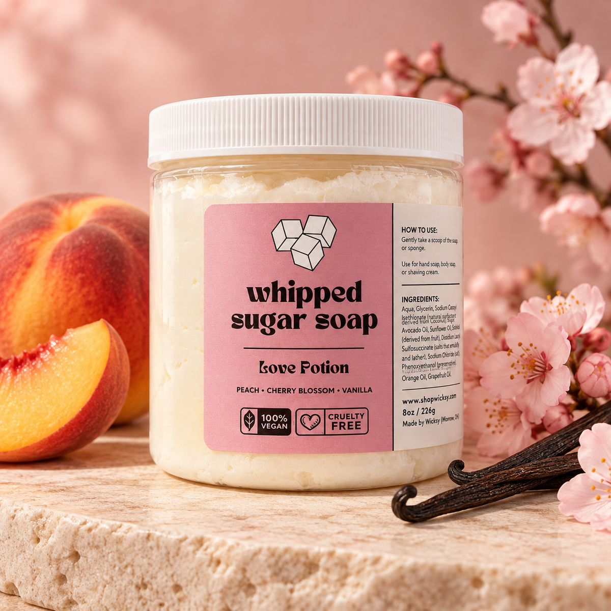 Love Potion Whipped Sugar Soap