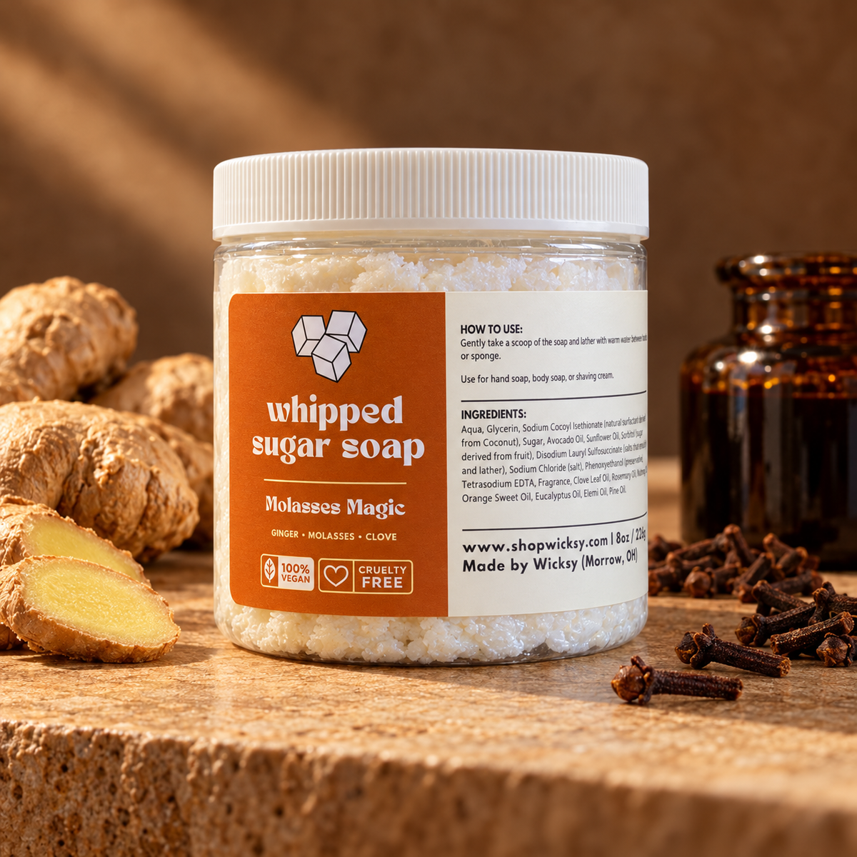 Molasses Magic Whipped Sugar Soap