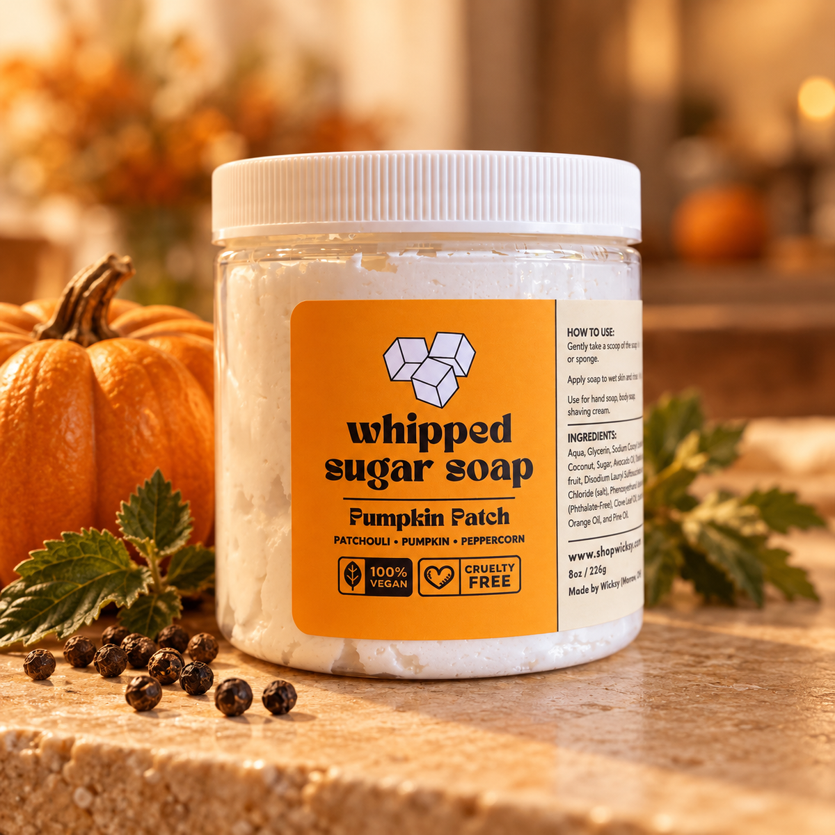 Pumpkin Patch Whipped Sugar Soap