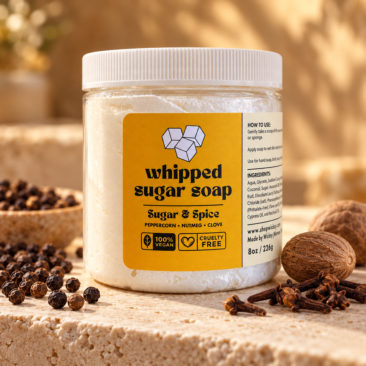 Sugar & Spice Whipped Sugar Soap