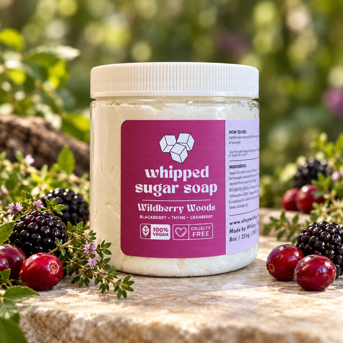 Wildberry Woods Whipped Sugar Soap