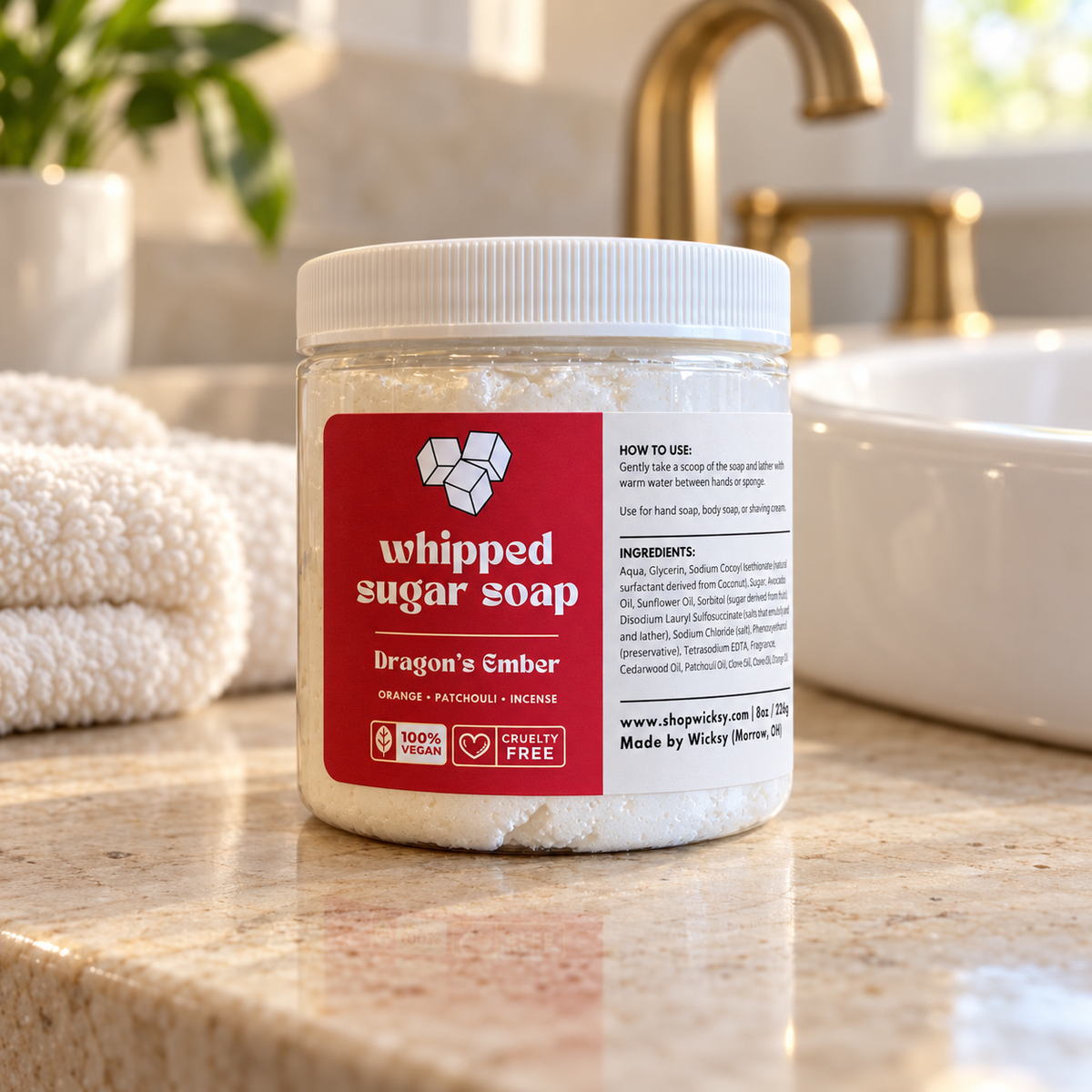Dragon's Ember Whipped Sugar Soap