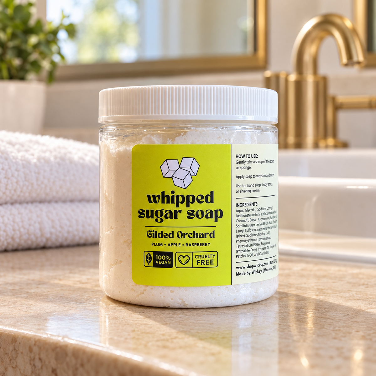 Gilded Orchard Whipped Sugar Soap