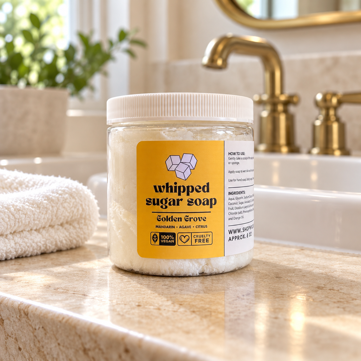 Golden Grove Whipped Sugar Soap