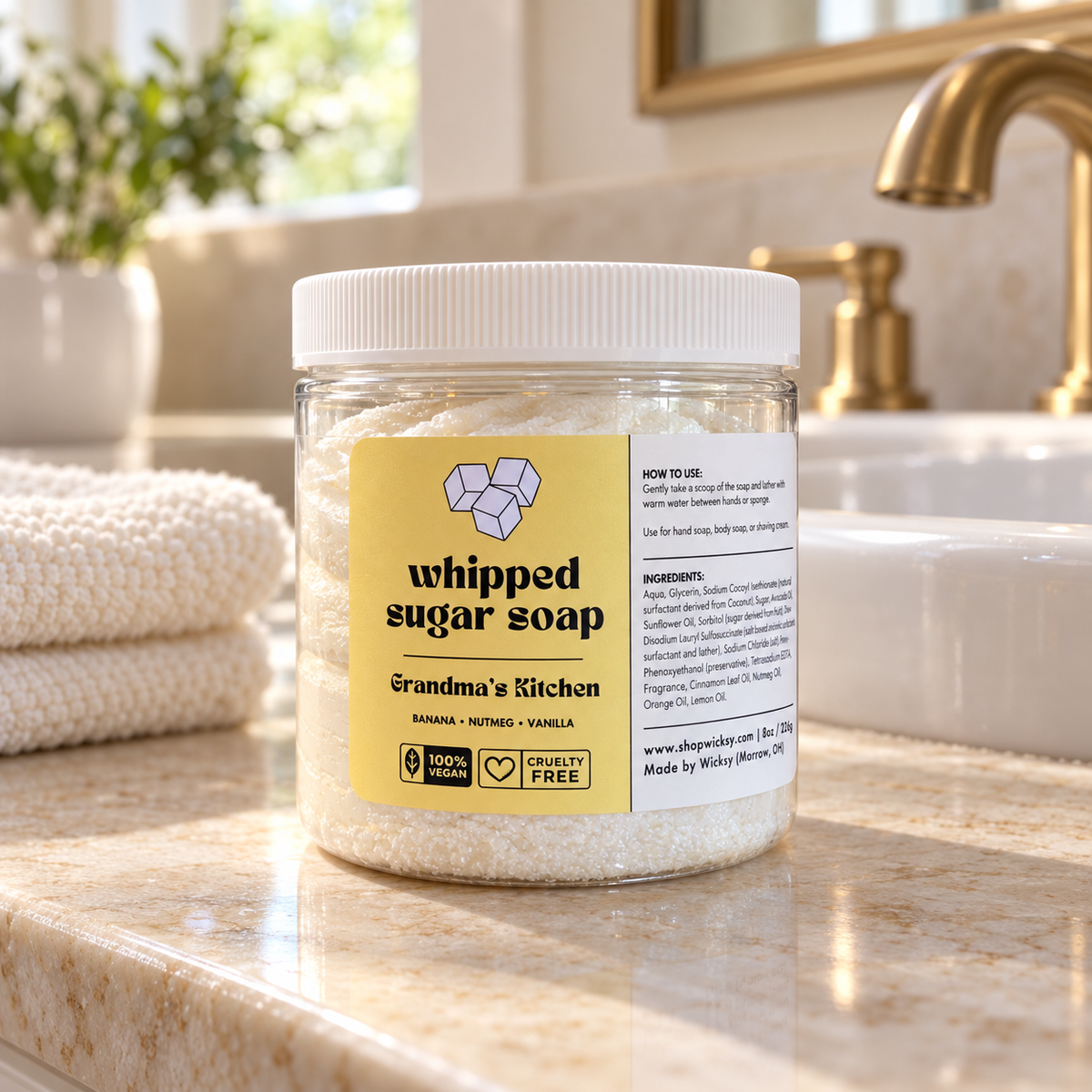 Grandma's Kitchen Whipped Sugar Soap