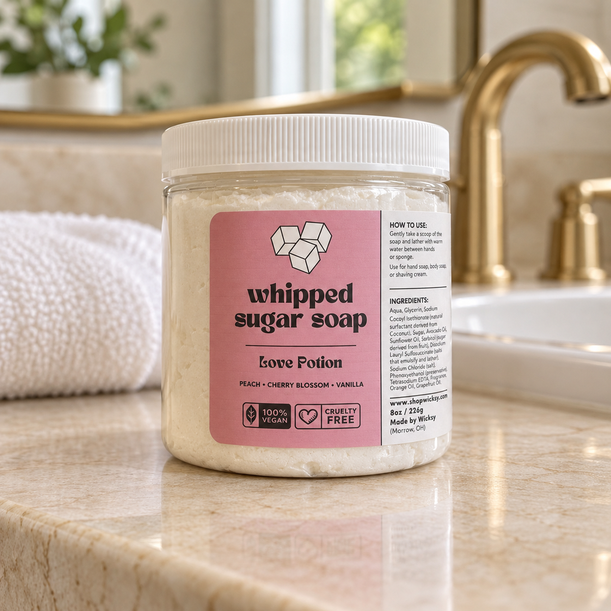 Love Potion Whipped Sugar Soap