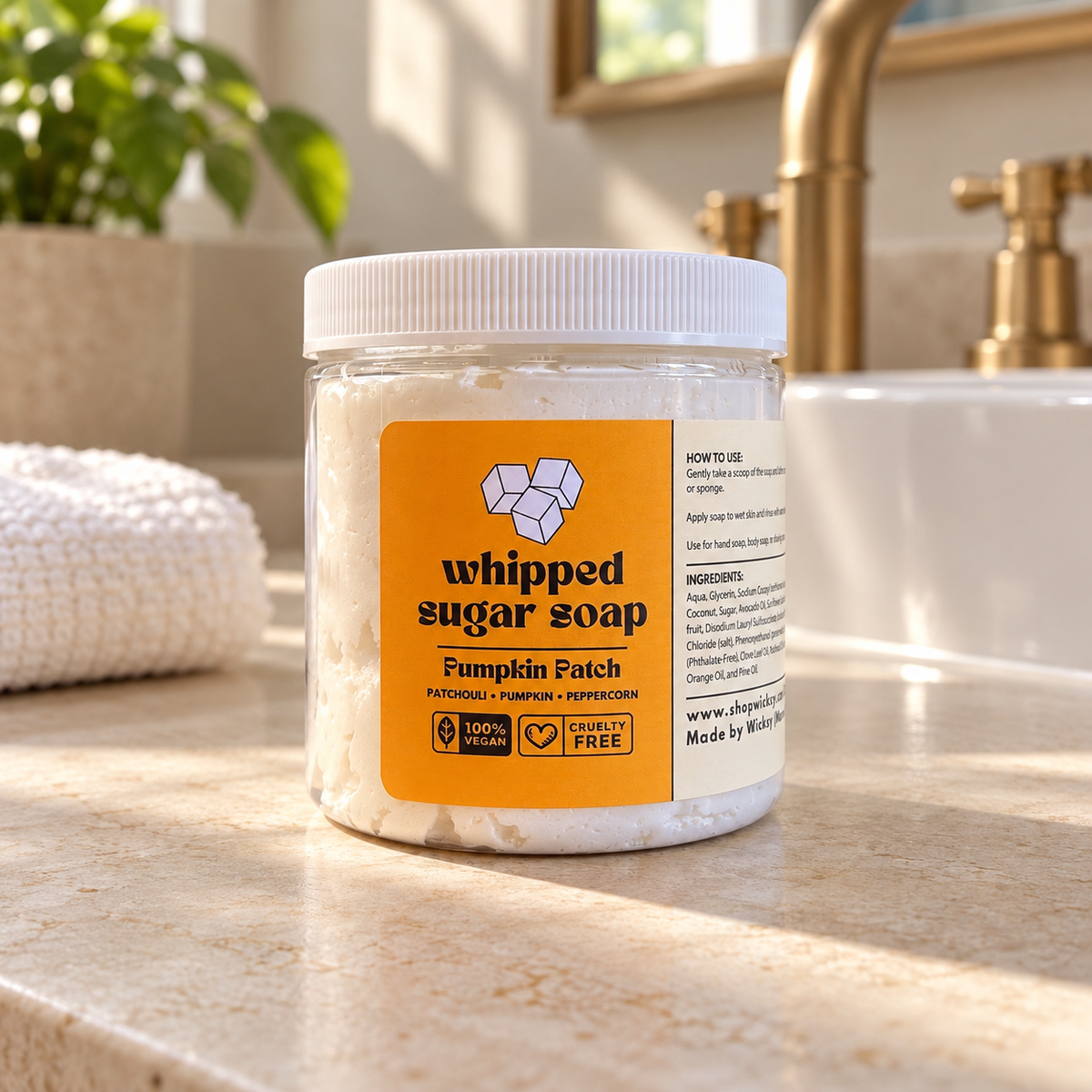 Pumpkin Patch Whipped Sugar Soap