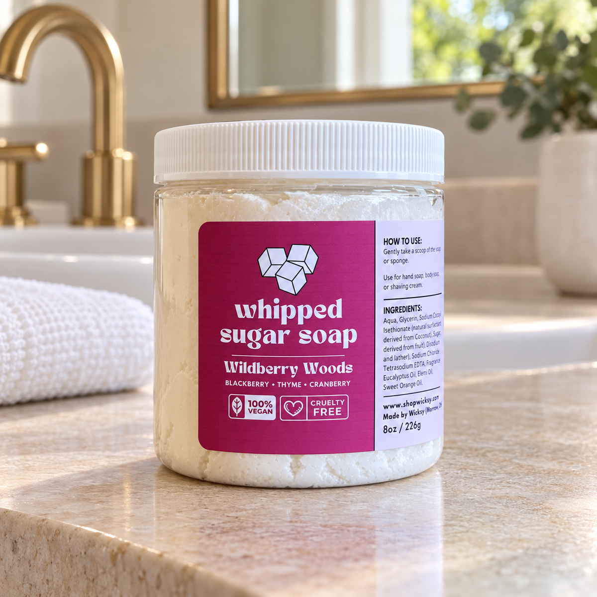 Wildberry Woods Whipped Sugar Soap