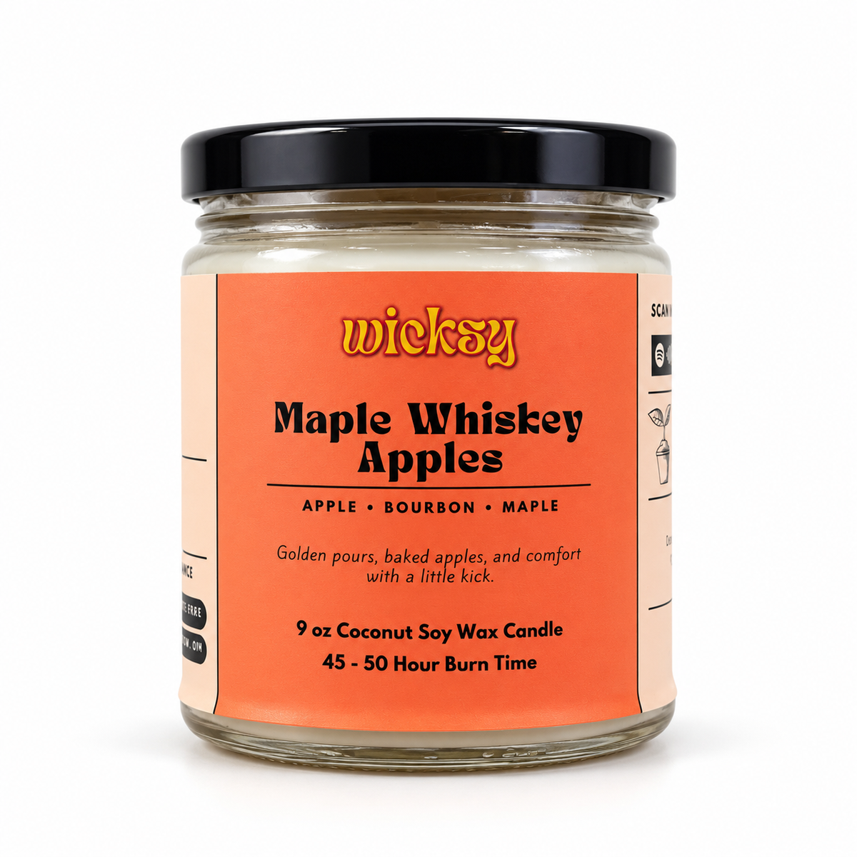 Maple Whiskey Apples Candle
