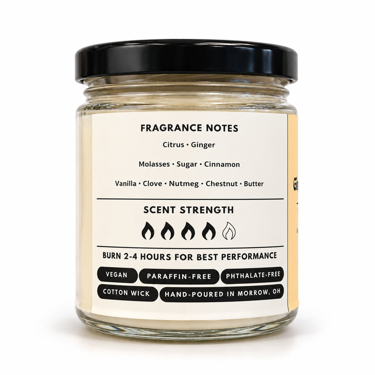 Gingerbread Kisses Candle