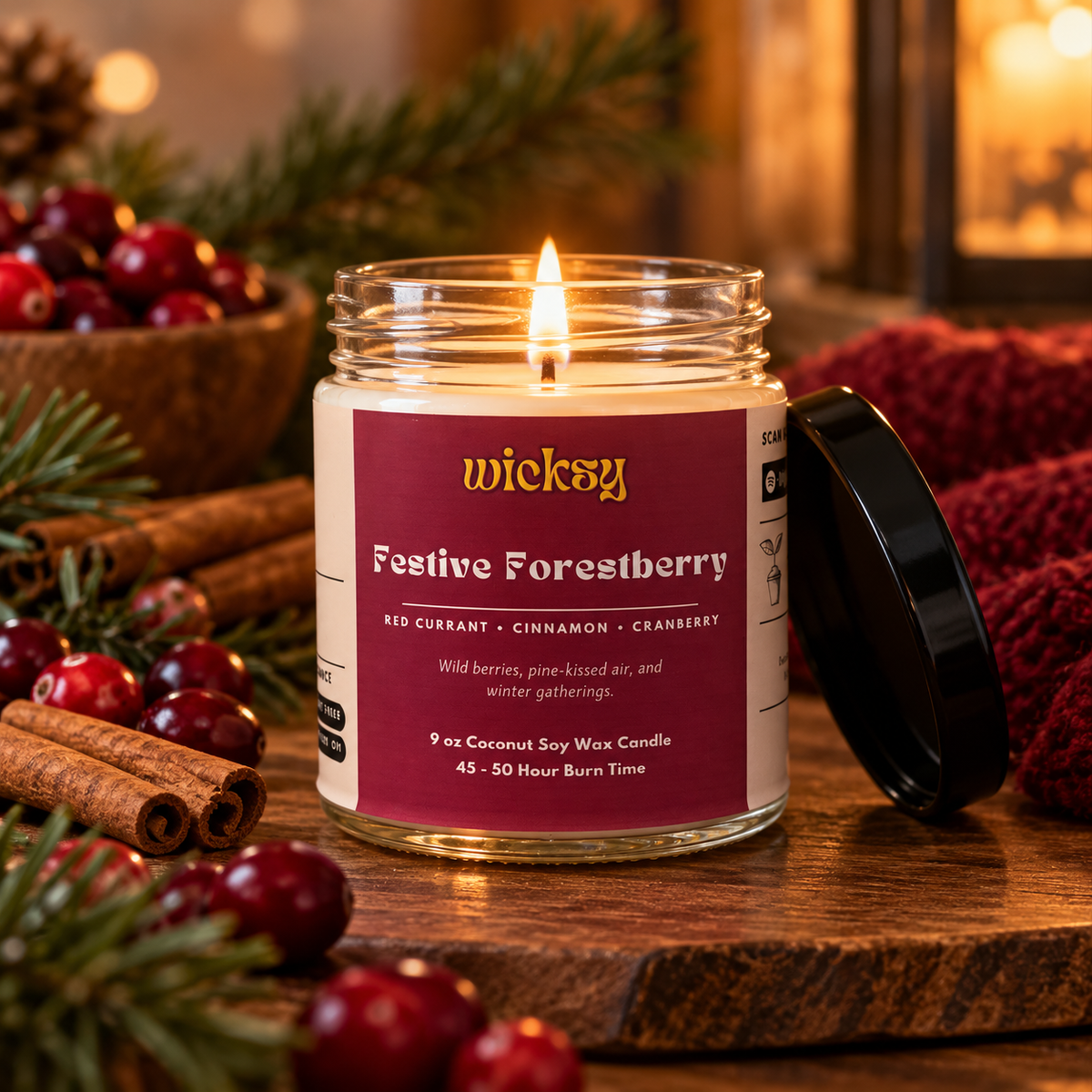 Festive Forestberry Candle