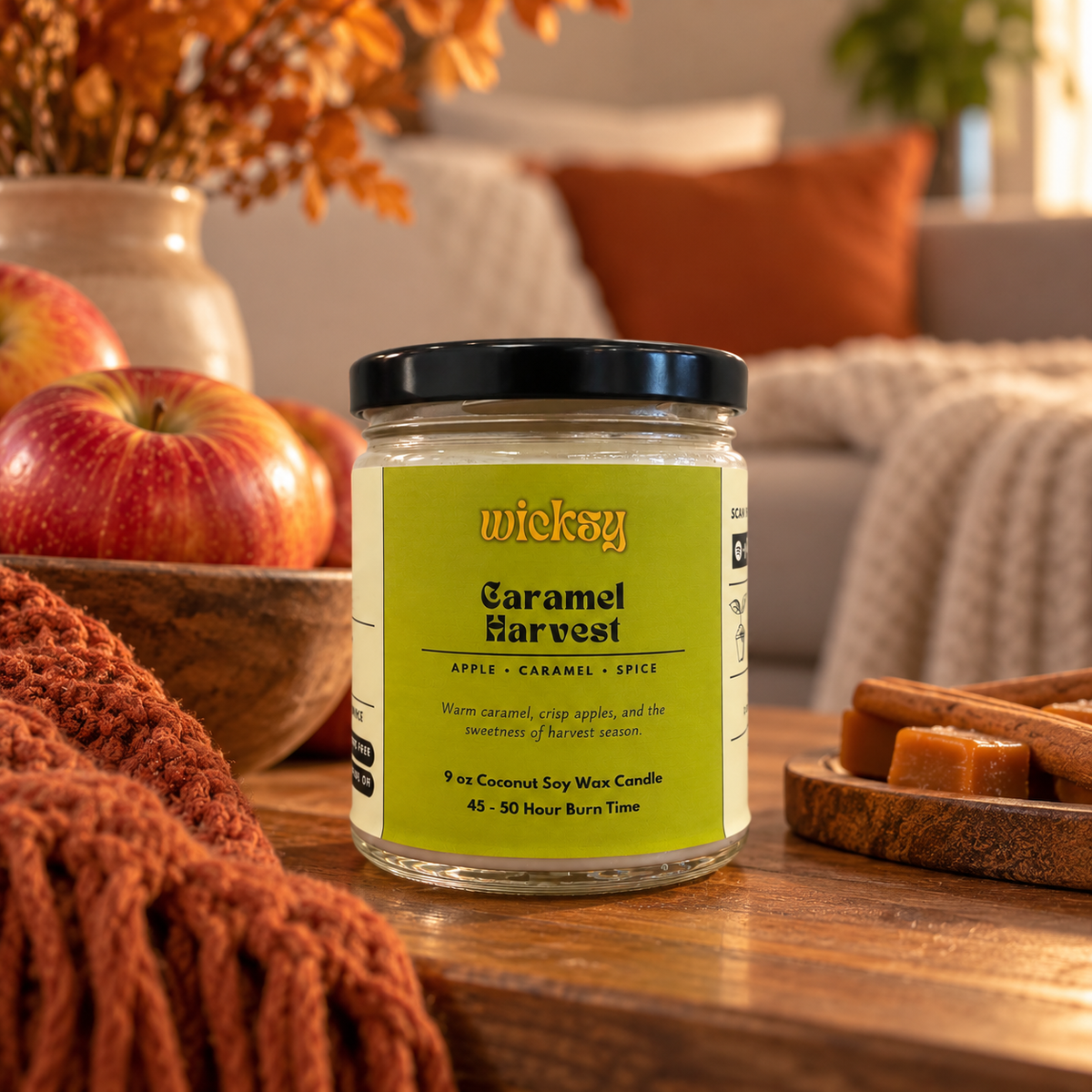 Caramel Harvest Candle