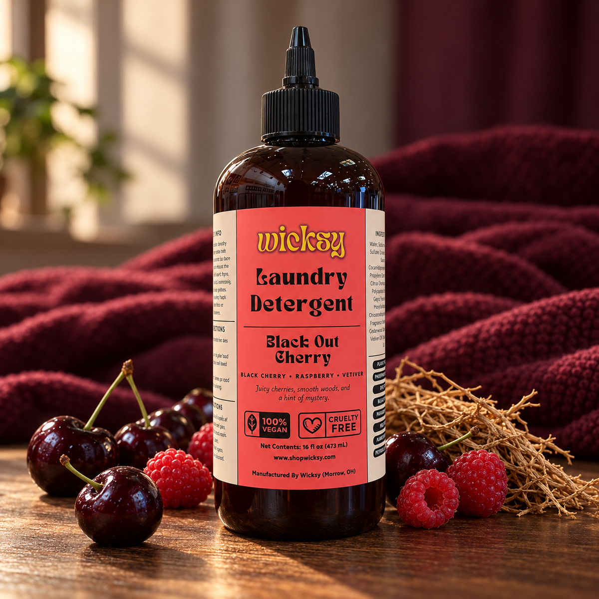 Black Out Cherry Laundry Detergent
