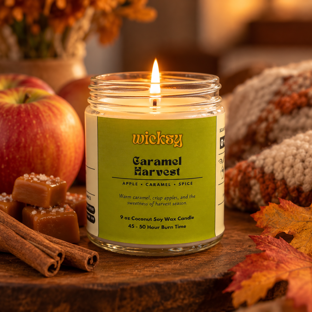 Caramel Harvest Candle