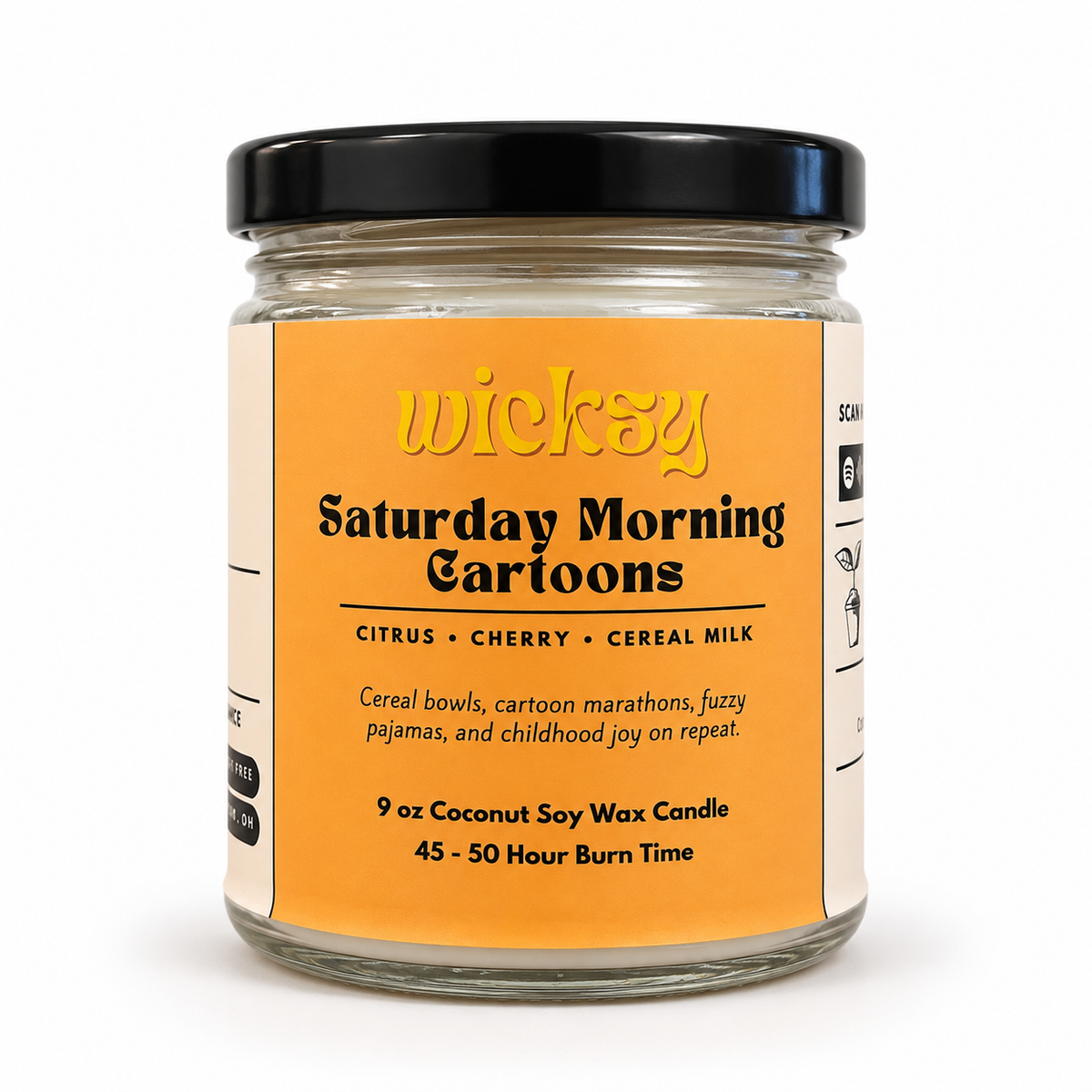 Saturday Morning Cartoons Candle