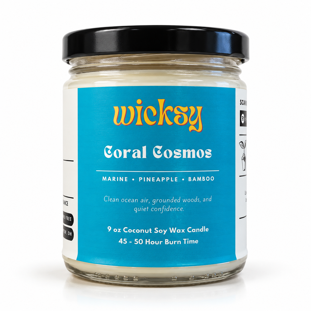 Coral Cosmos Candle