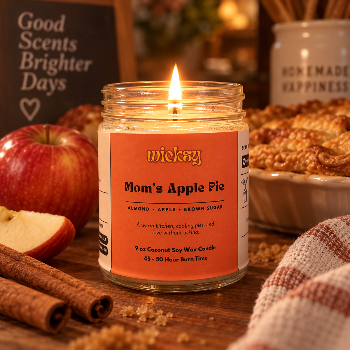 Mom's Apple Pie Candle