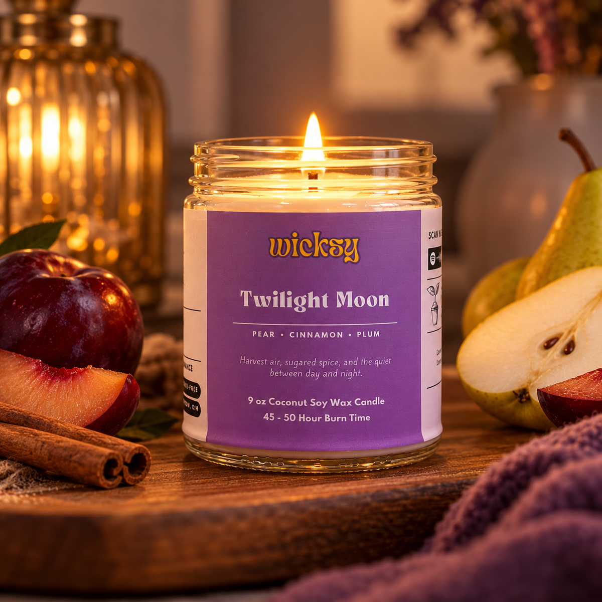 Twilight Moon Candle