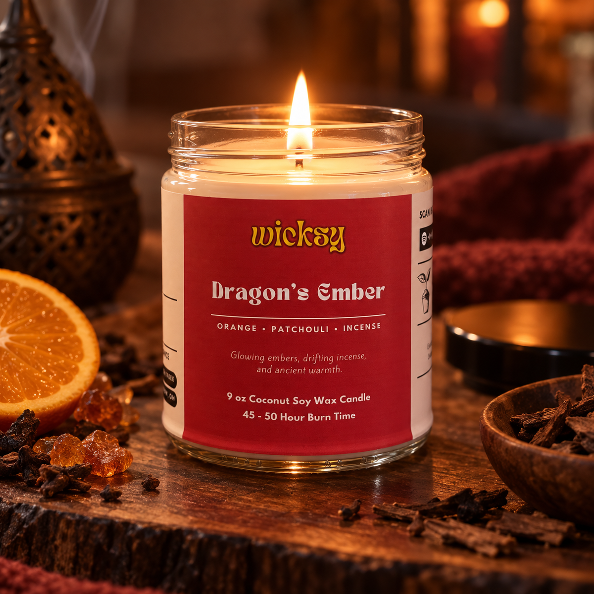 Dragon's Ember Candle