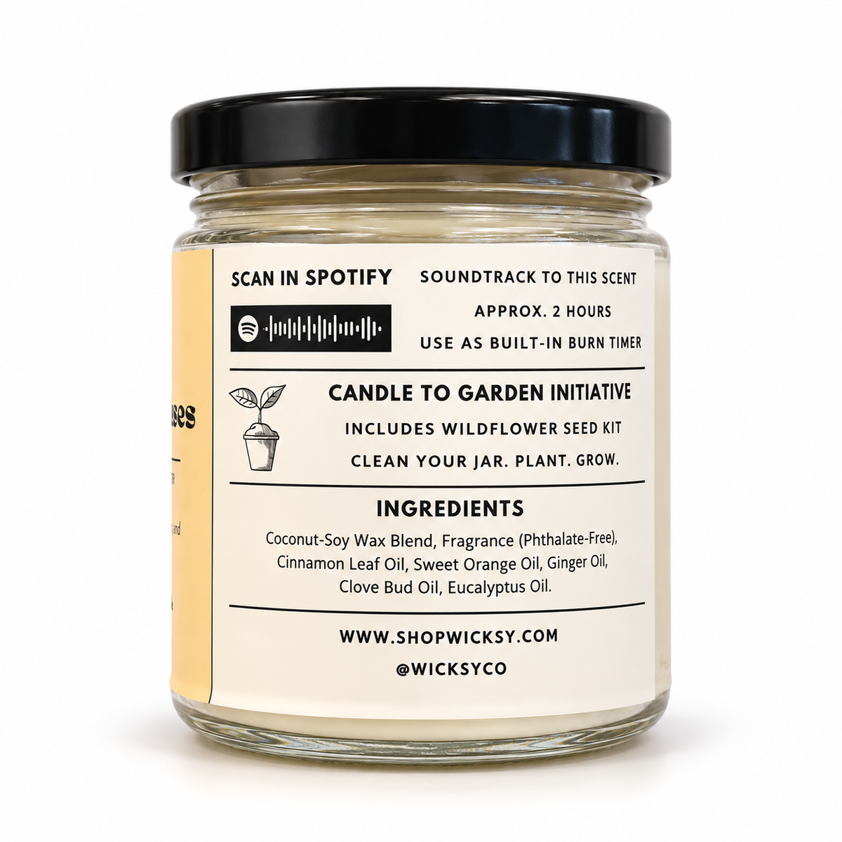 Gingerbread Kisses Candle