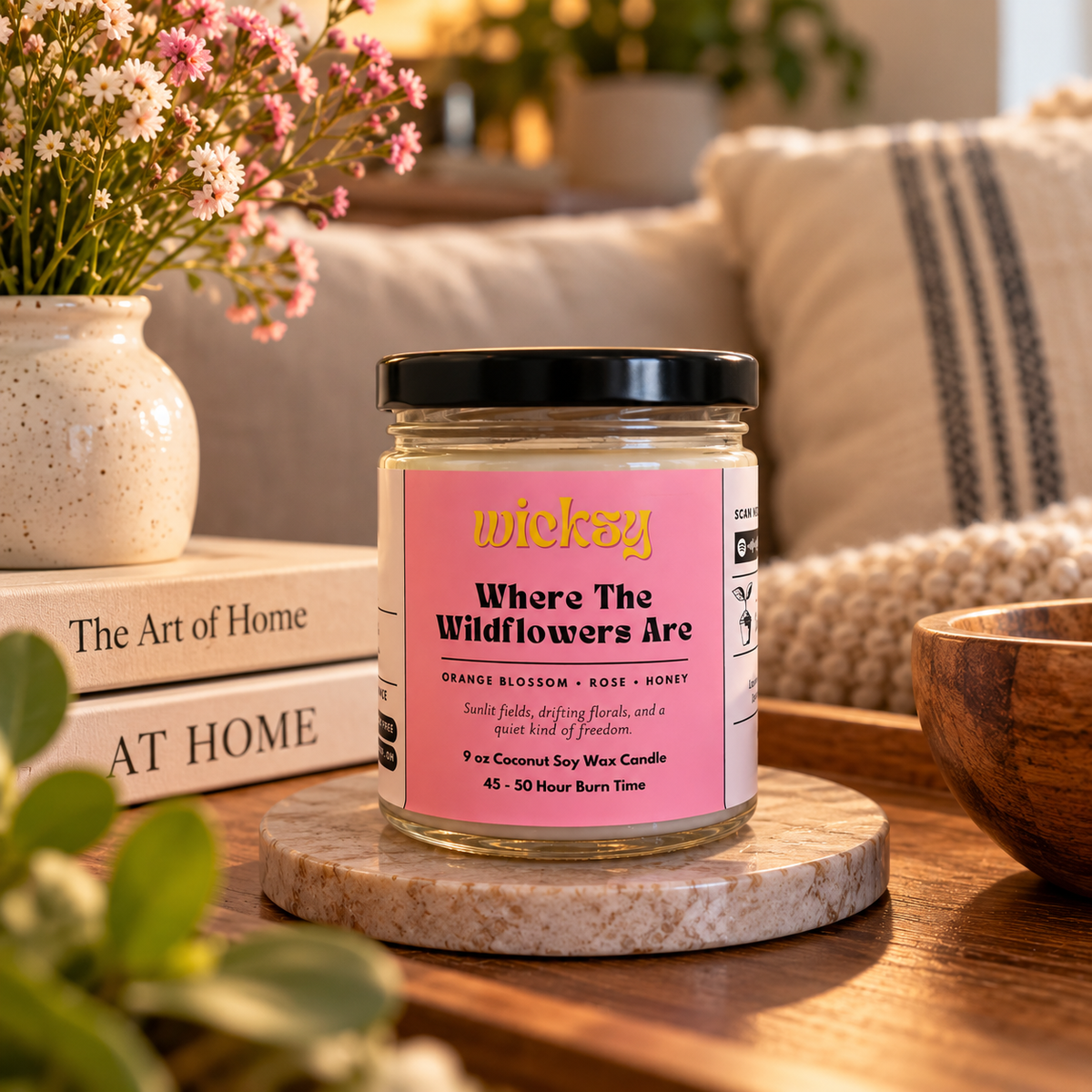 Where The Wildflowers Are Candle