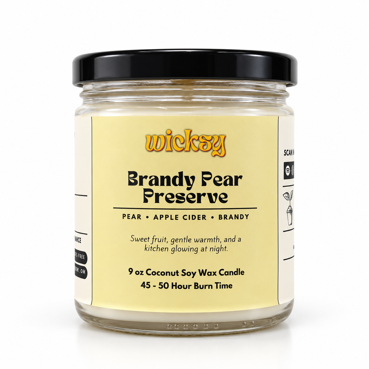Brandy Pear Preserve Candle