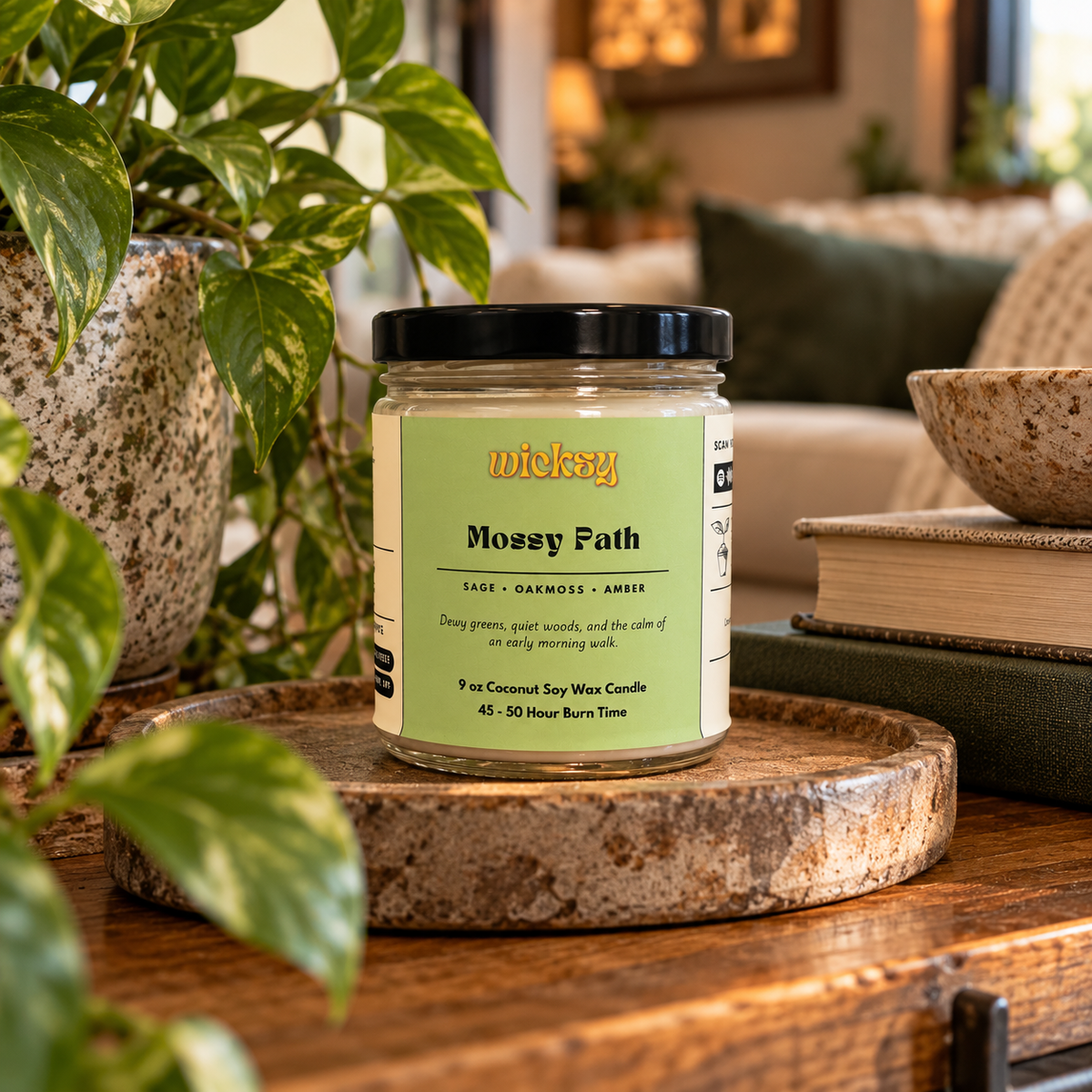Mossy Path Candle