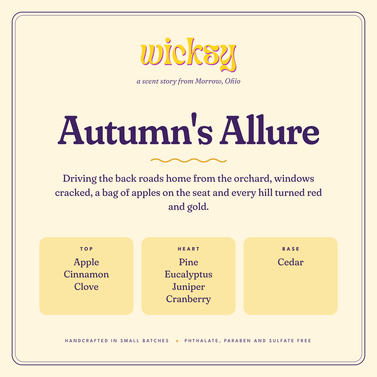 Autumn's Allure Car Freshener