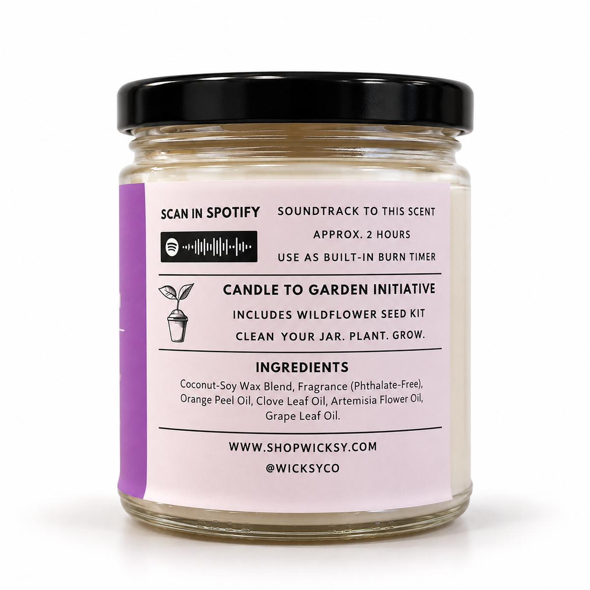 Twilight Moon Candle