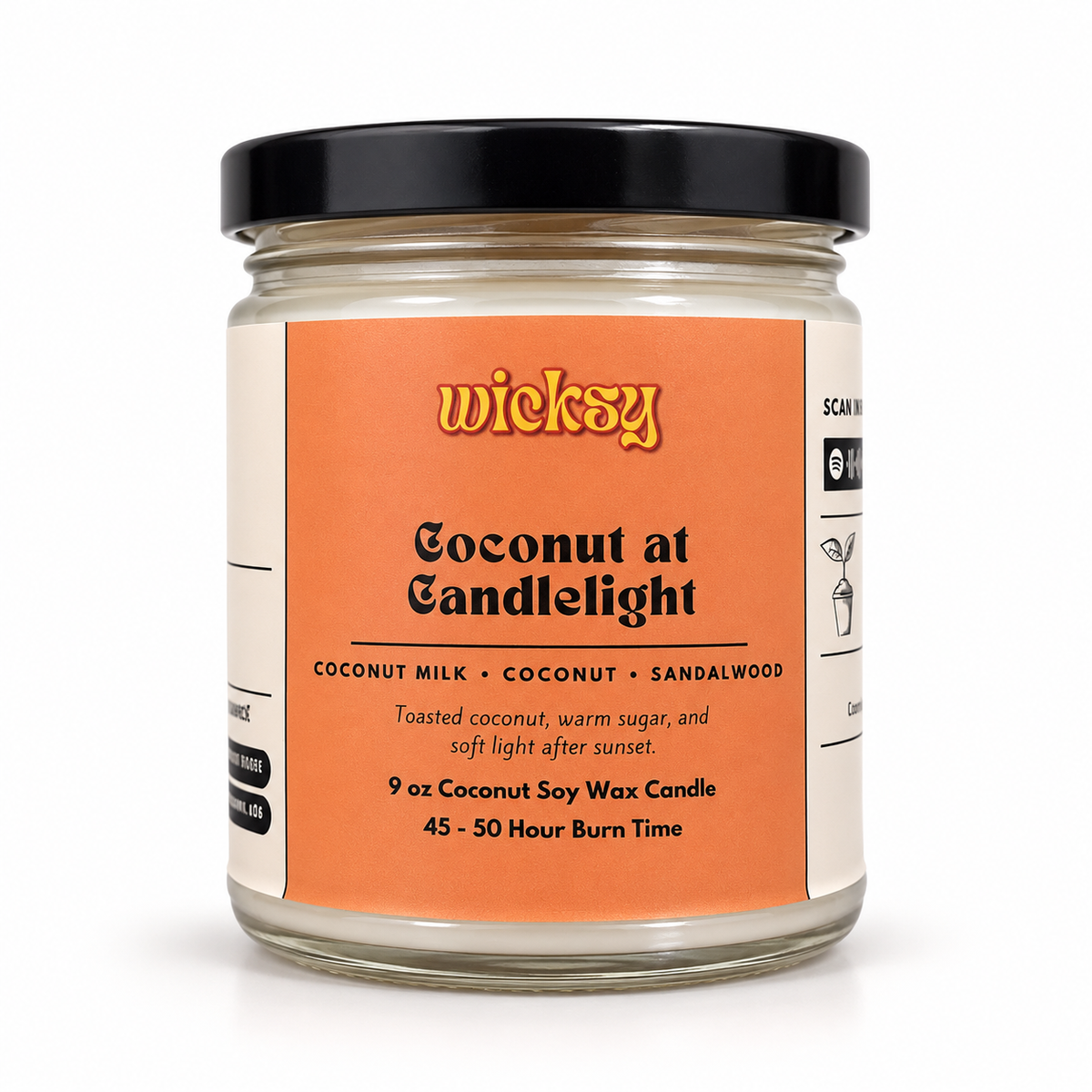Coconut at Candlelight Candle