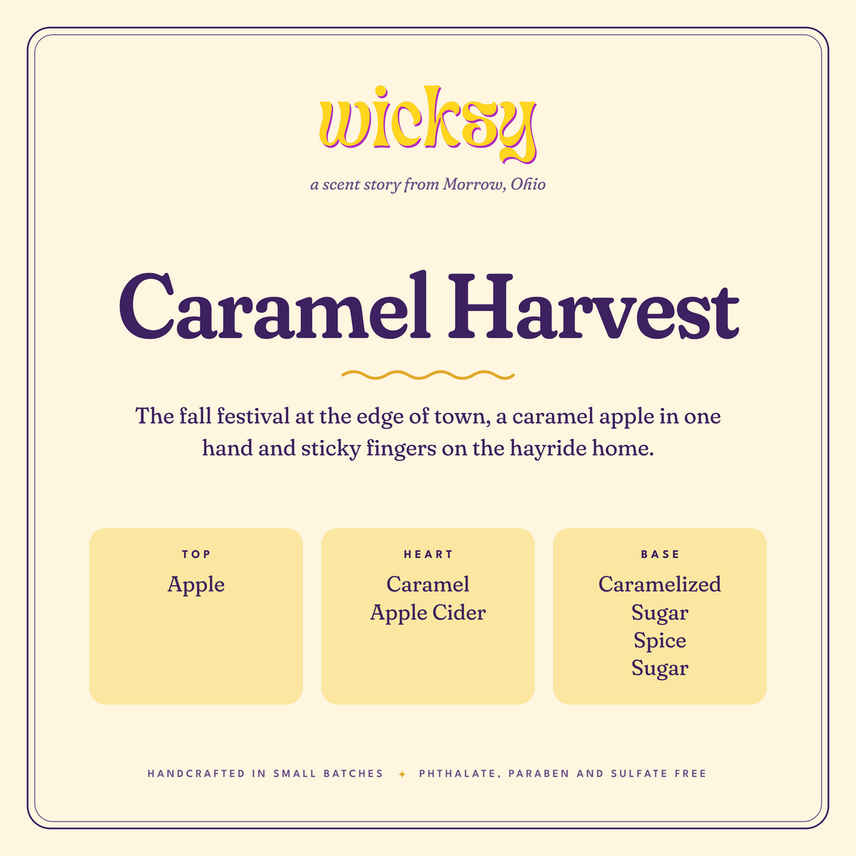Caramel Harvest Car Freshener