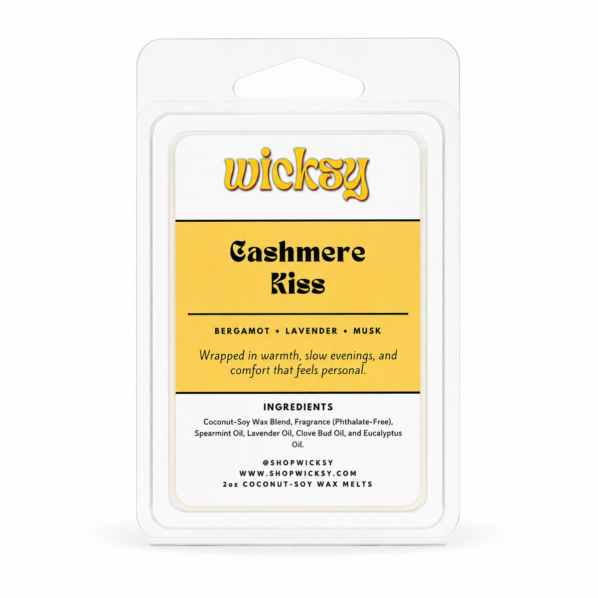 Cashmere Kiss Wax Melt by Wicksy