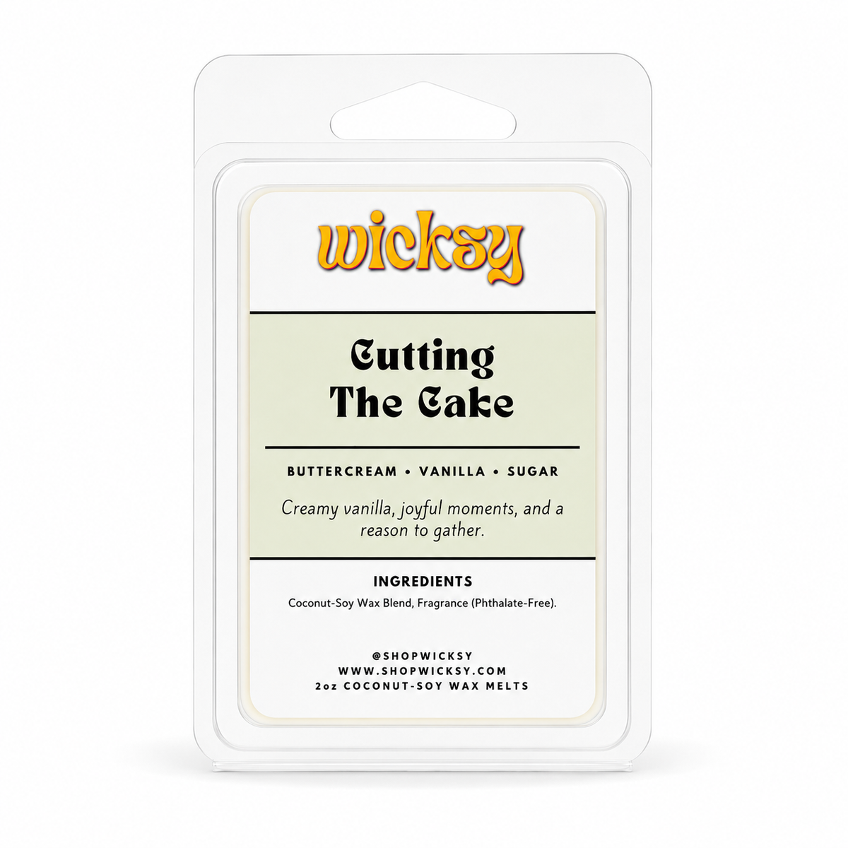 Cutting The Cake Wax Melt by Wicksy