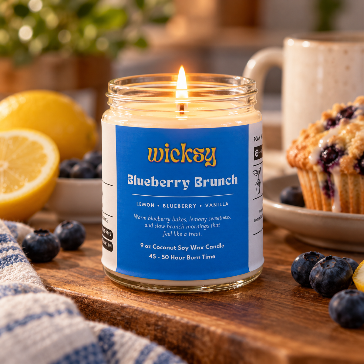 Blueberry Brunch Candle